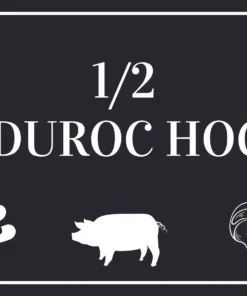 1/2 Duroc Hog Bundle